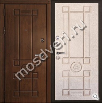 Дверь в квартиру с виноритом цвет венге и ясень - купить от производителя Мосдвери Дверь в квартиру с виноритом цвет венге и ясень