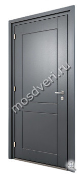 Дверь в дом с терморазрывом серая - купить от производителя Мосдвери Дверь в дом с терморазрывом серая